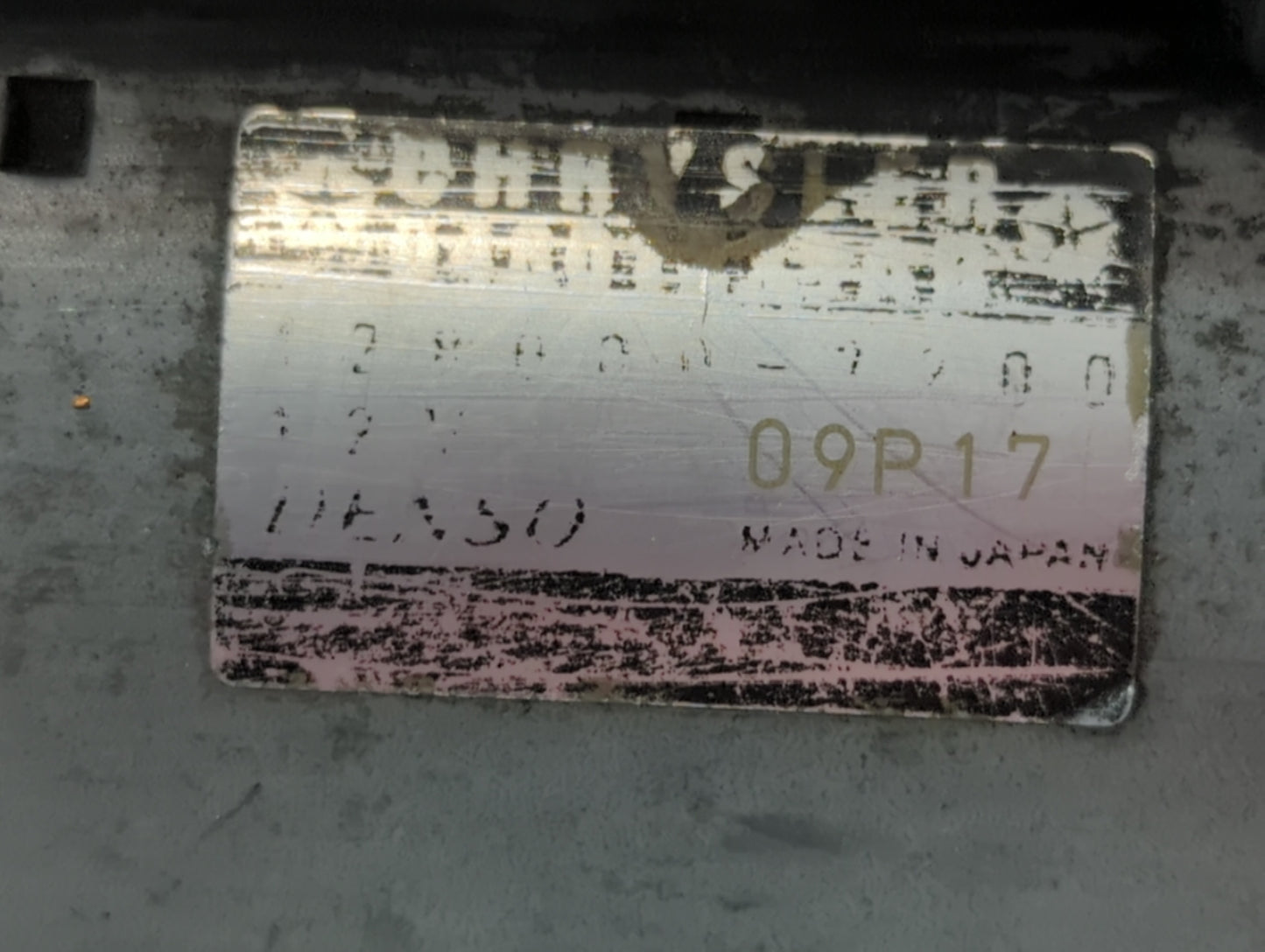 2011-2014 Chrysler 200 Car Starter Motor Solenoid OEM P/N:428000-2200 Fits Fits 2011 2012 2013 2014 OEM Used Auto Parts - Oe