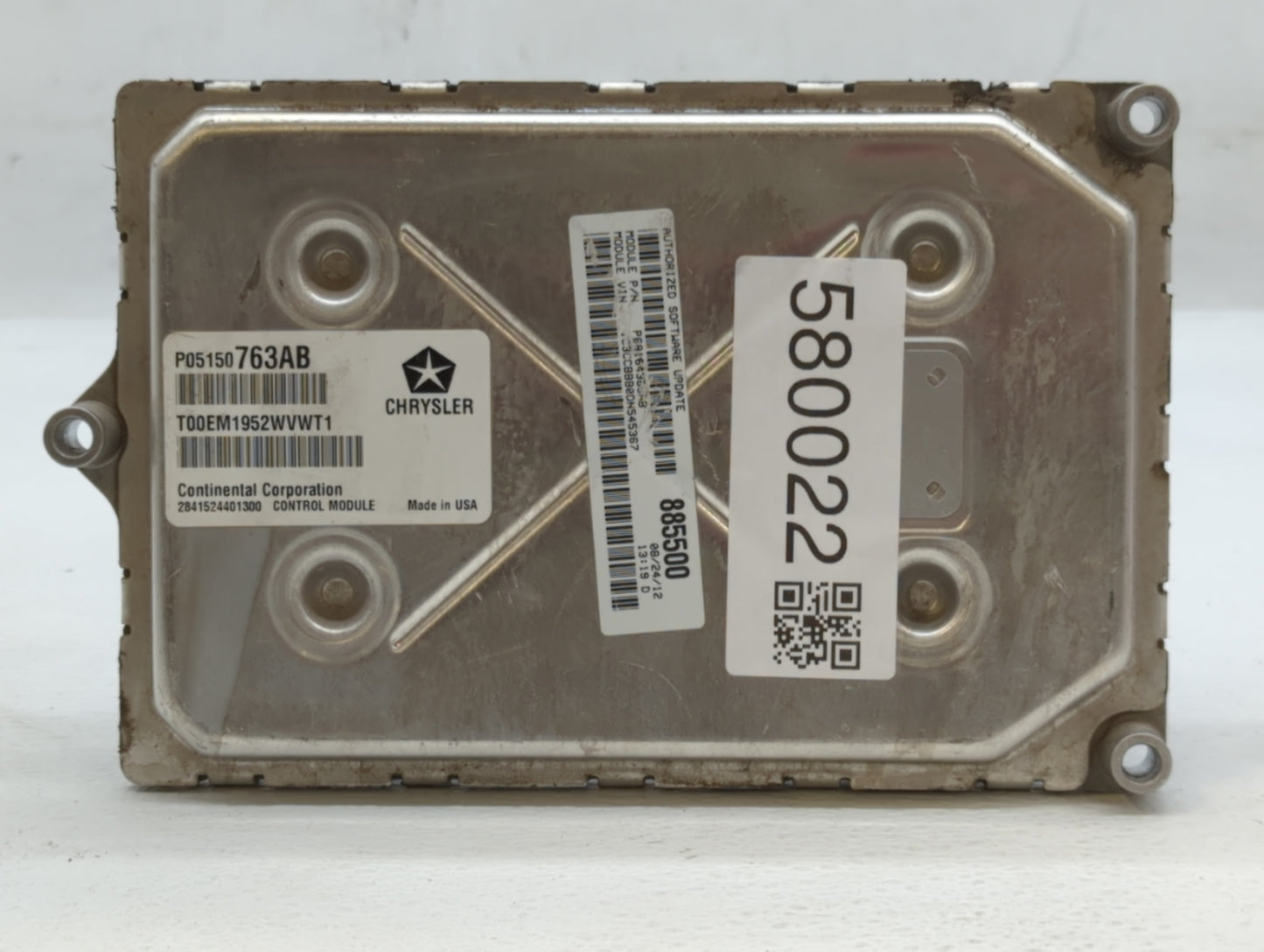 2013 Chrysler 200 PCM Engine Control Computer ECU ECM PCU OEM P/N:P05150763AB Fits OEM Used Auto Parts - Oemusedautoparts1.c