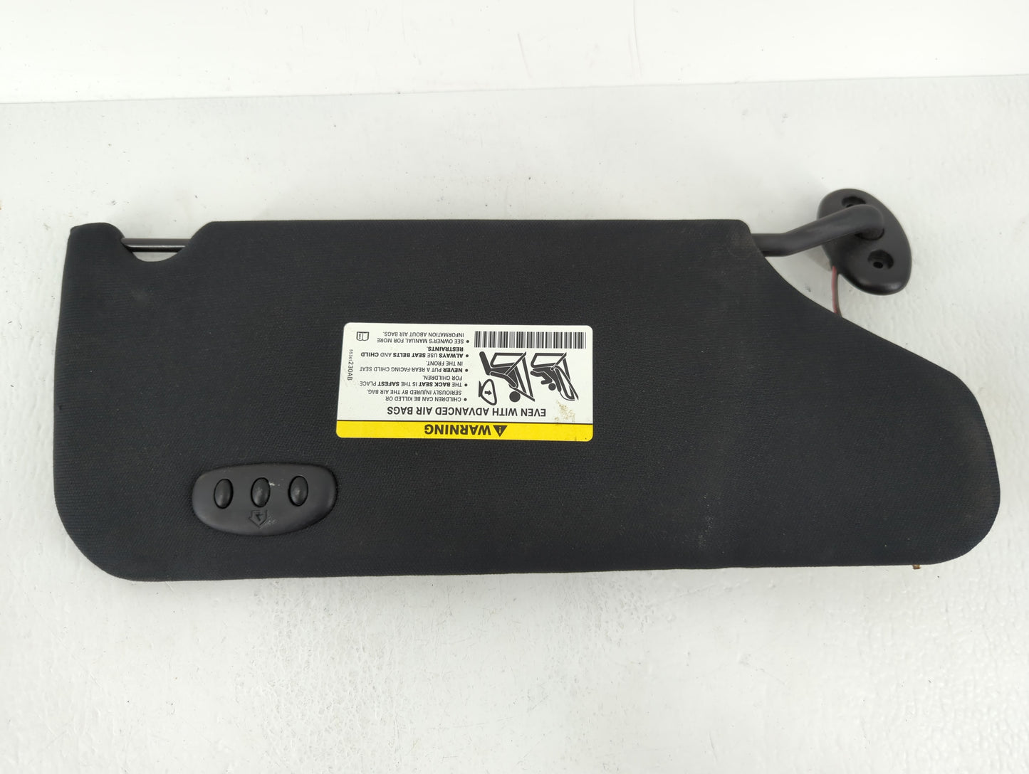 2011-2014 Chrysler 200 Sun Visor Shade Replacement Driver Left Mirror Fits Fits 2011 2012 2013 2014 OEM Used Auto Parts - Oe