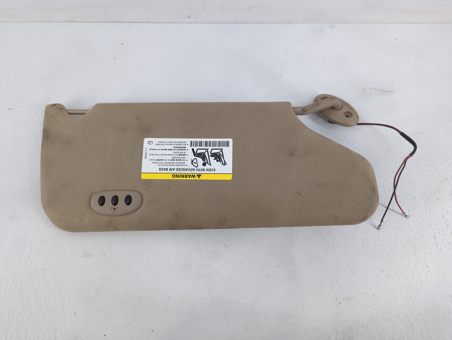 2011-2014 Chrysler 200 Sun Visor Shade Replacement Driver Left Mirror Fits Fits 2011 2012 2013 2014 OEM Used Auto Parts - Oe