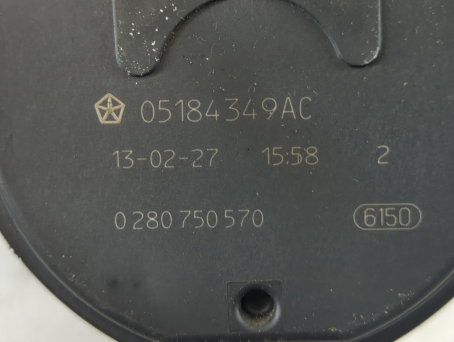 2011-2017 Chrysler 200 Throttle Body P/N:0 280 750 770 05184349AC Fits OEM Used Auto Parts - Oemusedautoparts1.com