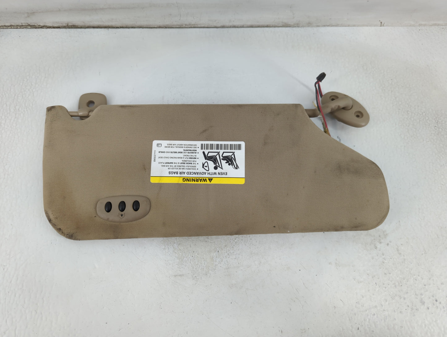 2011-2014 Chrysler 200 Sun Visor Shade Replacement Driver Left Mirror Fits Fits 2011 2012 2013 2014 OEM Used Auto Parts - Oe