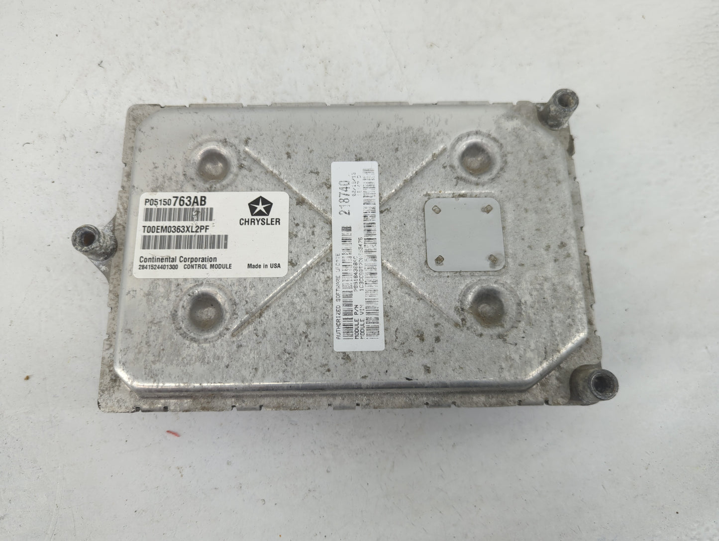 2013 Chrysler 200 PCM Engine Control Computer ECU ECM PCU OEM P/N:P05150763AB Fits OEM Used Auto Parts - Oemusedautoparts1.c