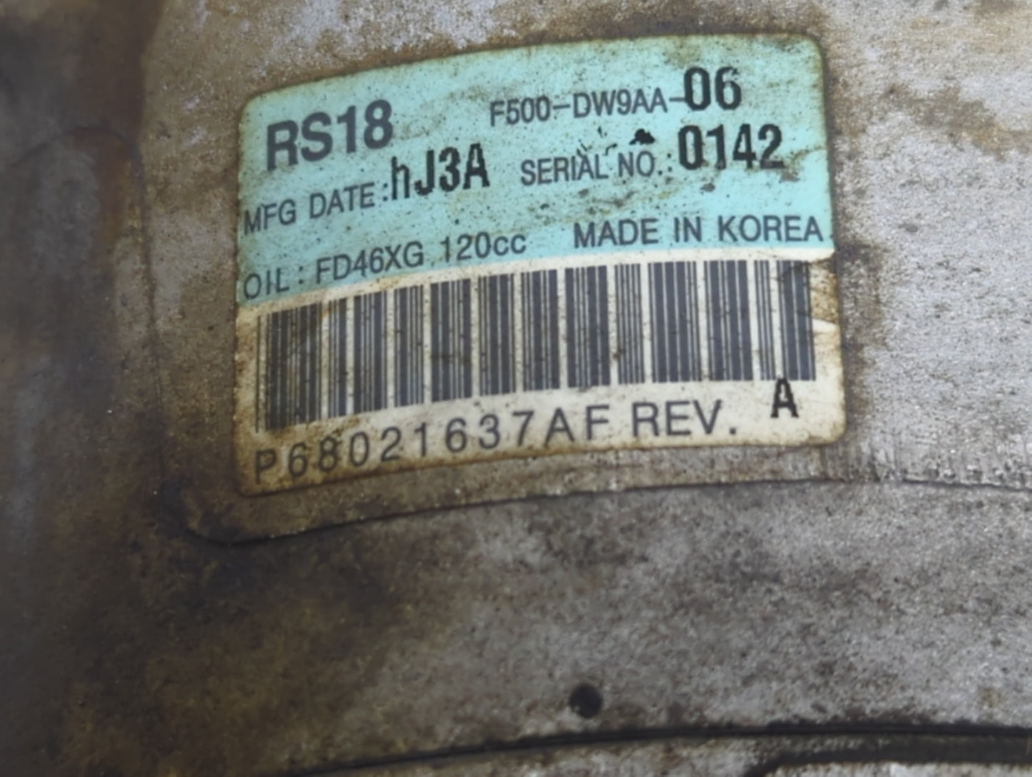 2011-2013 Chrysler 300 Air Conditioning A/c Ac Compressor Oem - Oemusedautoparts1.com
