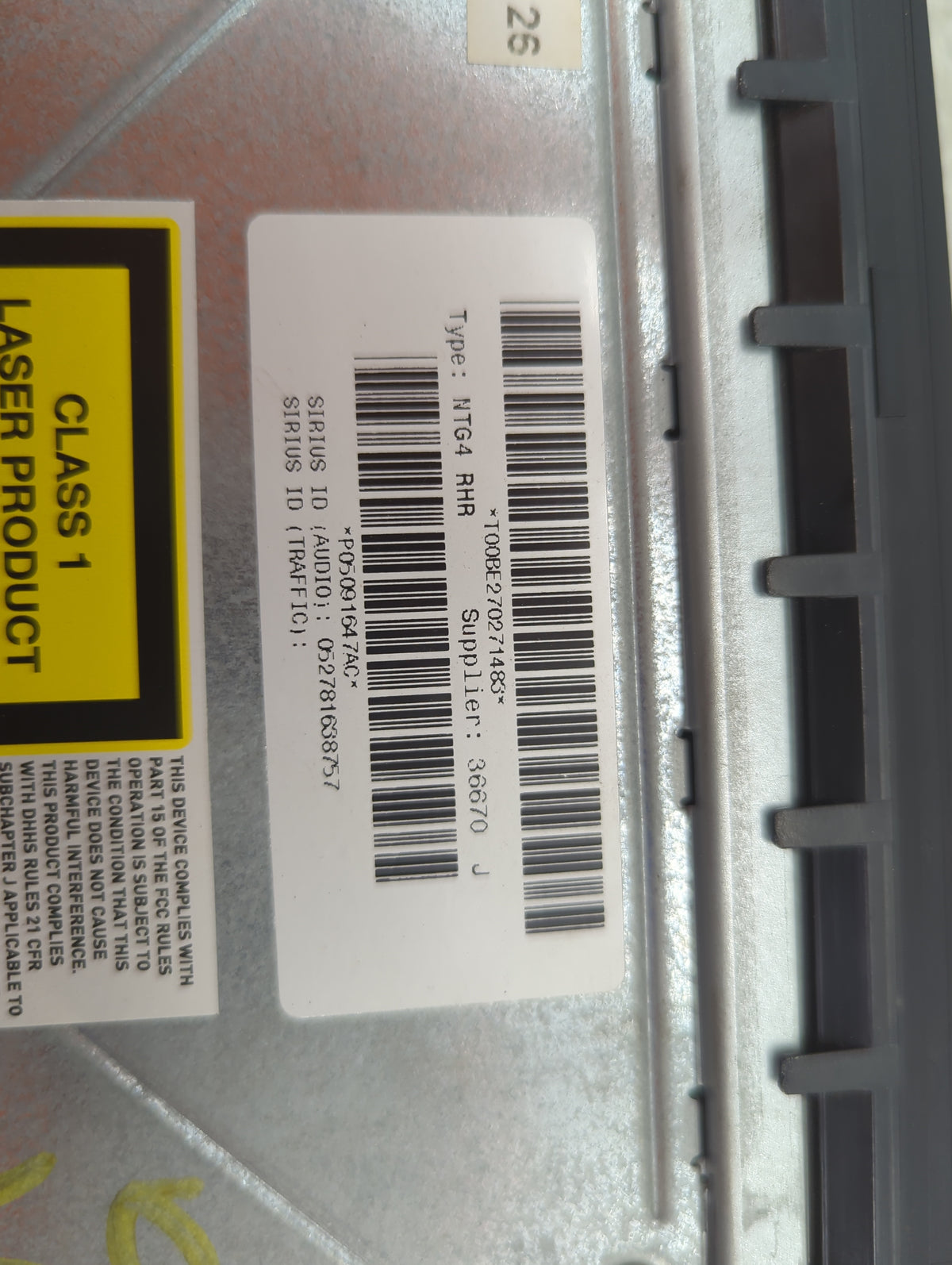 2013 Chrysler Town and Country Radio AM FM Cd Player Receiver Replacement P/N:P05091647AC 05278163857 Fits Fits 2014 2015 OE
