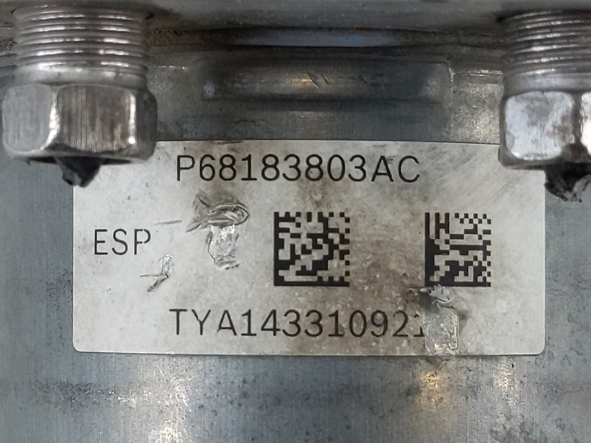 2013 Chrysler Town & Country Anti-Lock Brake ABS Pump Module Actuator OEM P/N:P68183803AC Fits OEM Used Auto Parts - Oemused