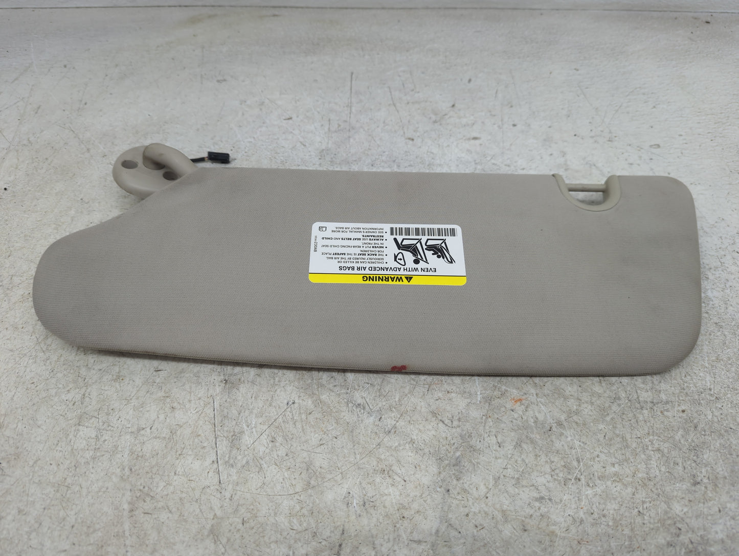 2011-2016 Chrysler Town & Country Sun Visor Shade Replacement Passenger Right Mirror Fits OEM Used Auto Parts - Oemusedautop