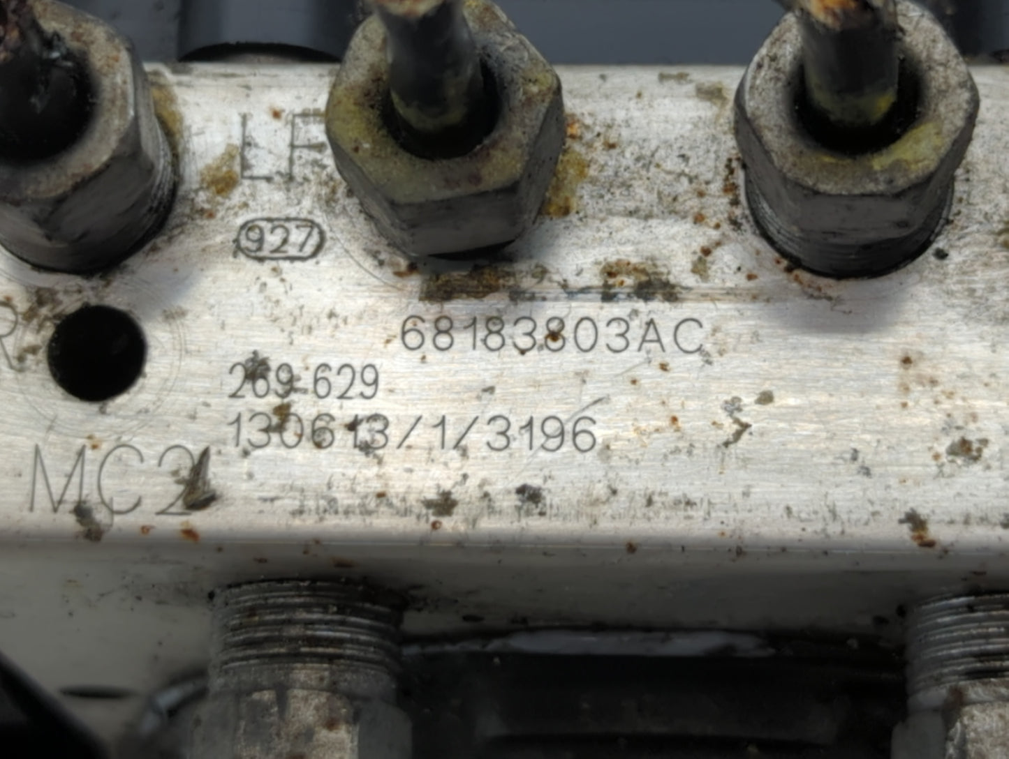 2013 Chrysler Town & Country ABS Pump Control Module Replacement P/N:68183803AC Fits OEM Used Auto Parts - Oemusedautoparts1