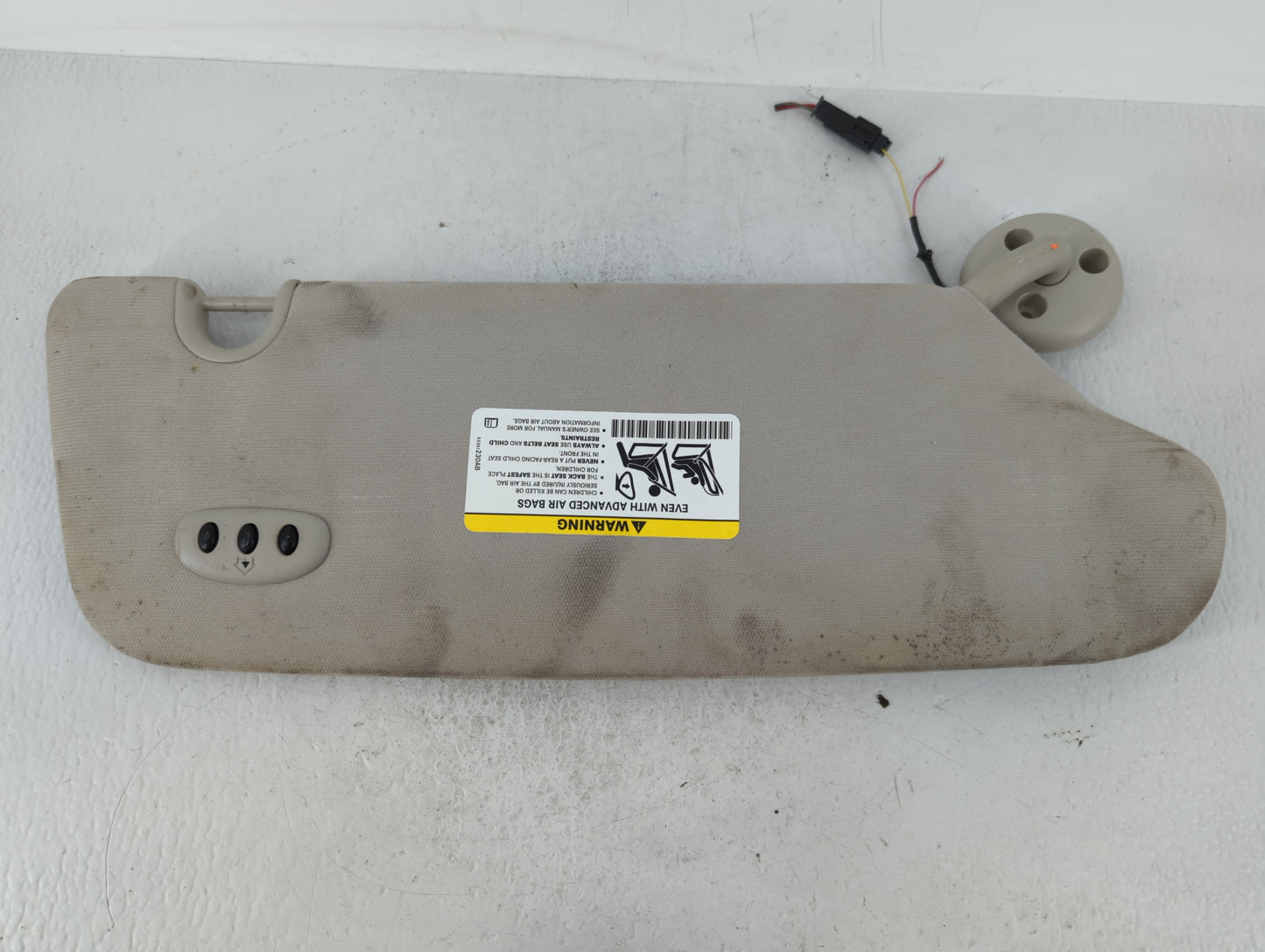 2011-2016 Chrysler Town & Country Sun Visor Shade Replacement Passenger Right Mirror Fits OEM Used Auto Parts - Oemusedautop