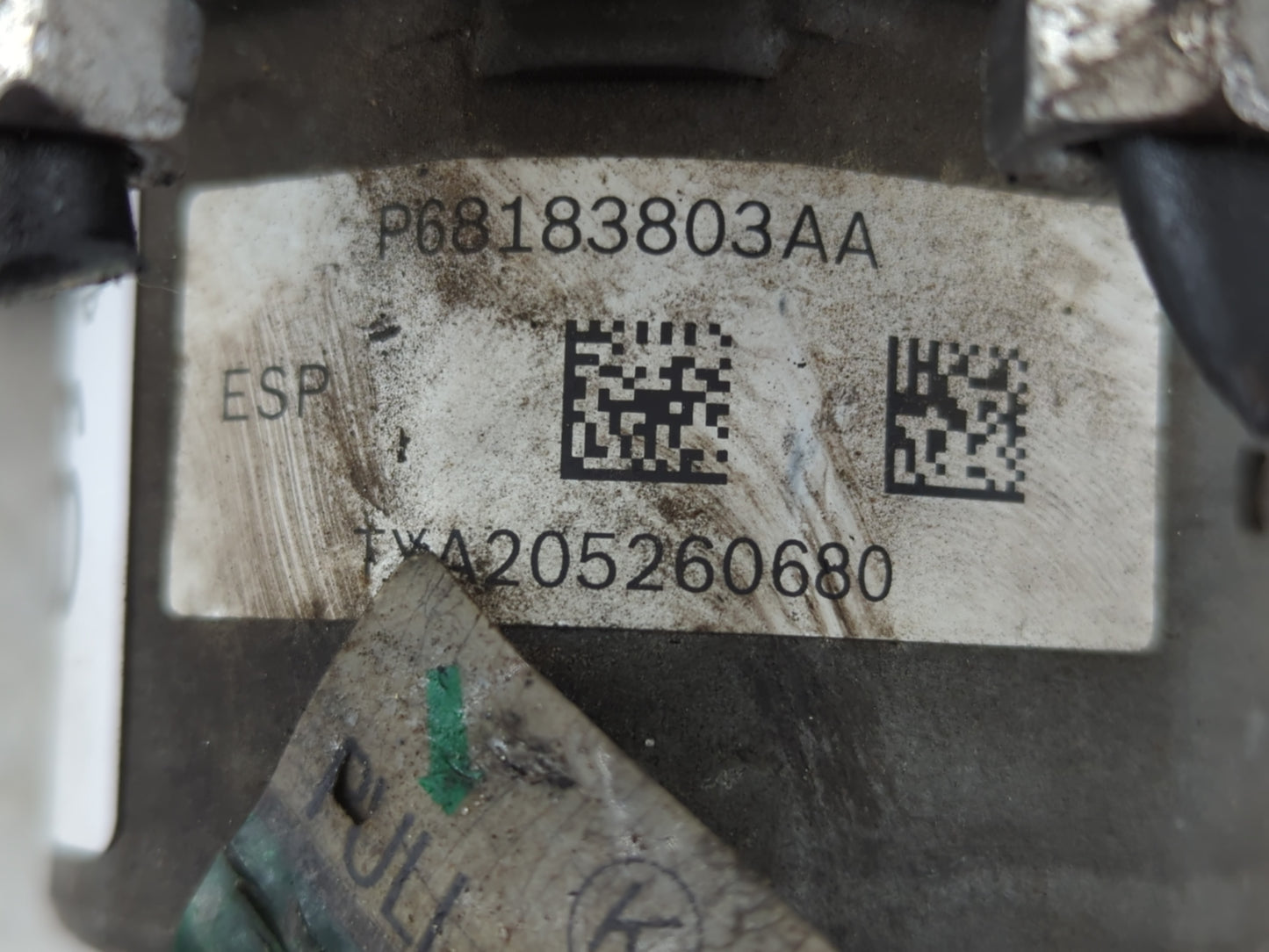 2013 Chrysler Town & Country ABS Pump Control Module Replacement P/N:P68183803AA Fits OEM Used Auto Parts - Oemusedautoparts