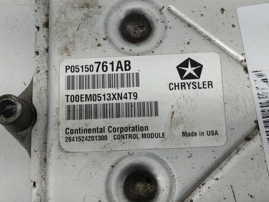 2013 Dodge Avenger PCM Engine Control Computer ECU ECM PCU OEM P/N:P05150761AB Fits OEM Used Auto Parts