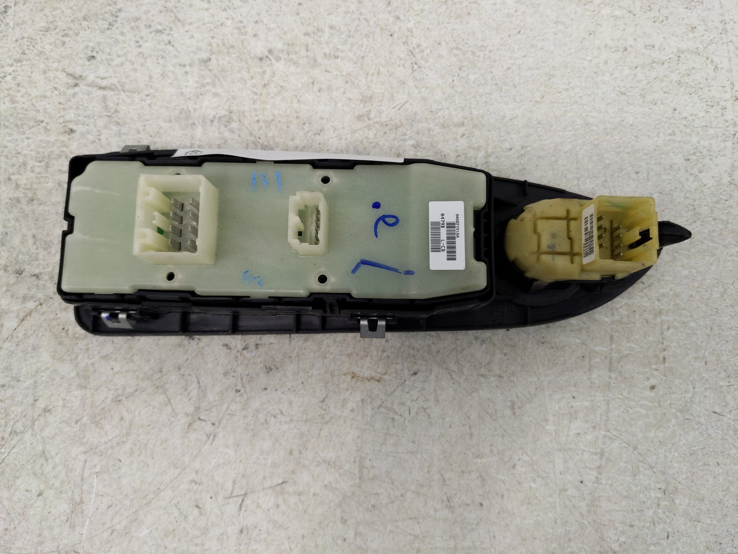 2008-2014 Dodge Avenger Master Power Window Switch Replacement Driver Side Left P/N:04602781AA Fits OEM Used Auto Parts - Oe