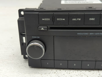 2013-2014 Dodge Avenger Radio AM FM Cd Player Receiver Replacement P/N:P05091195AC Fits Fits 2013 2014 OEM Used Auto Parts