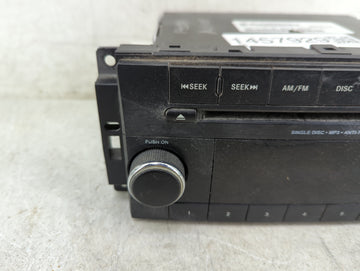 2013 Dodge Avenger Radio AM FM Cd Player Receiver Replacement P/N:P05091195AC SPNP05091195AC Fits OEM Used Auto Parts