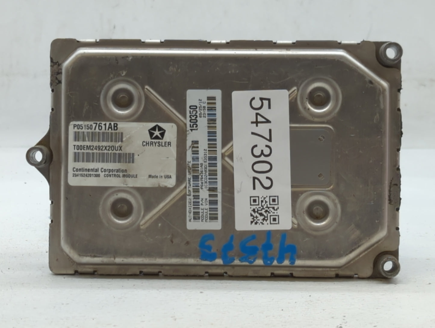 2013 Dodge Avenger PCM Engine Control Computer ECU ECM PCU OEM P/N:P05150761AB P68164361AC, P05150763AB, P68164361AB Fits OE