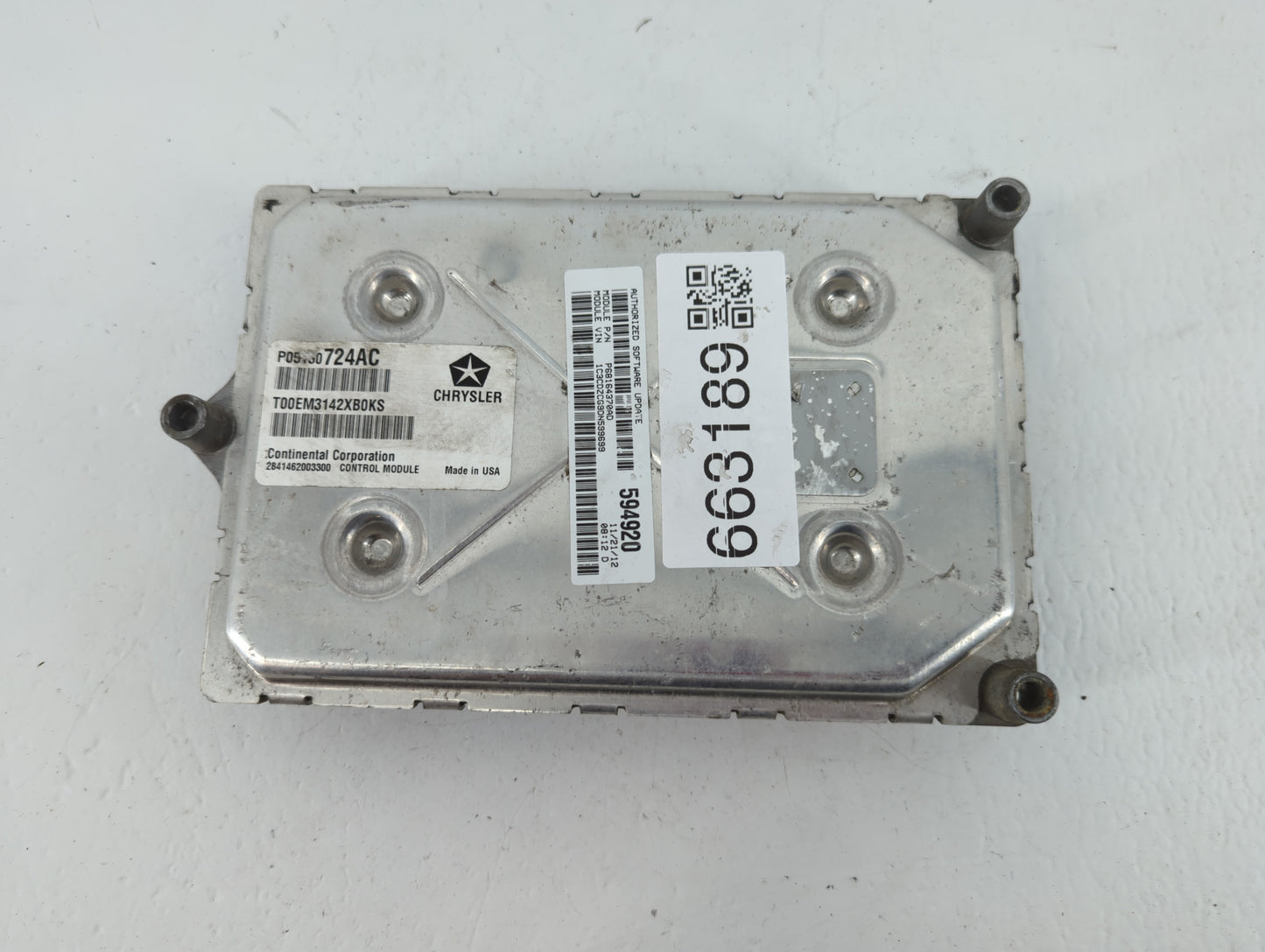 2013 Dodge Avenger PCM Engine Control Computer ECU ECM PCU OEM Fits OEM Used Auto Parts - Oemusedautoparts1.com