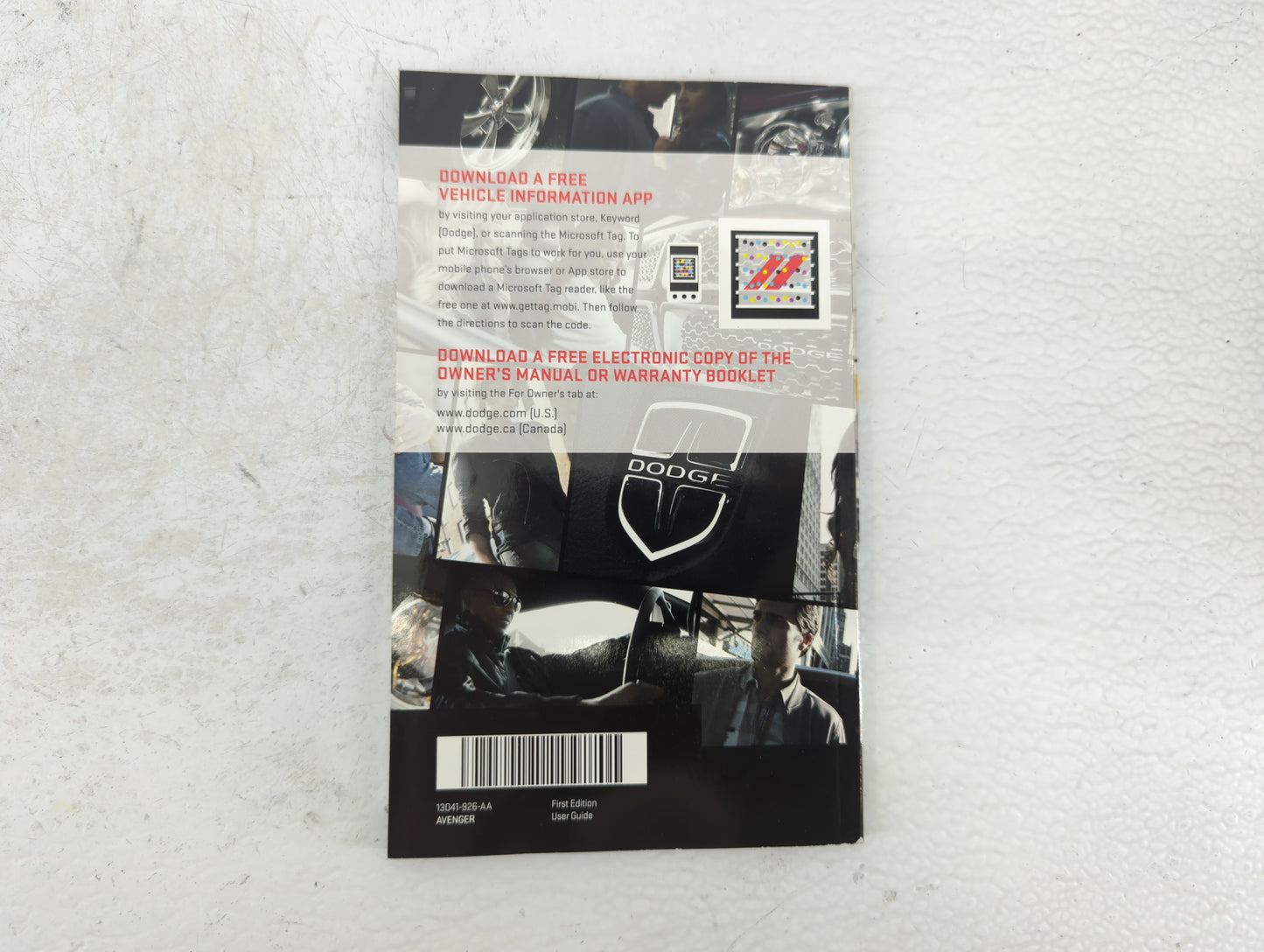 2013 Dodge Avenger Owners Manual Book Guide P/N:13041-926-AA OEM Used Auto Parts - Oemusedautoparts1.com