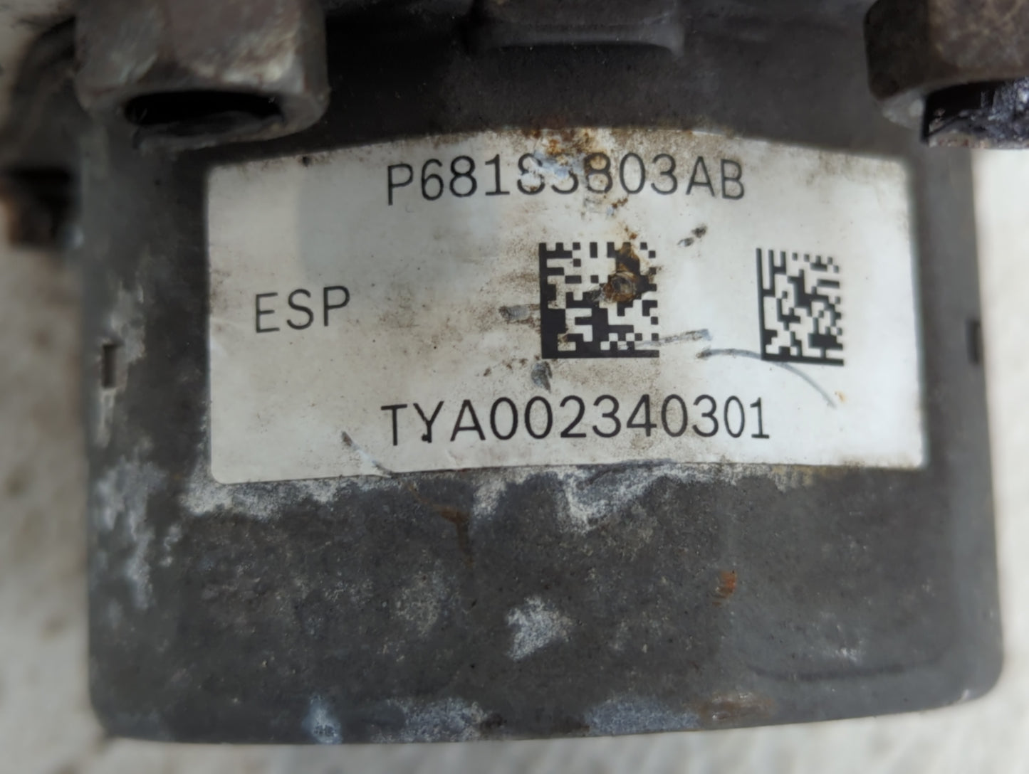 2013 Dodge Caravan ABS Pump Control Module Replacement Fits OEM Used Auto Parts - Oemusedautoparts1.com