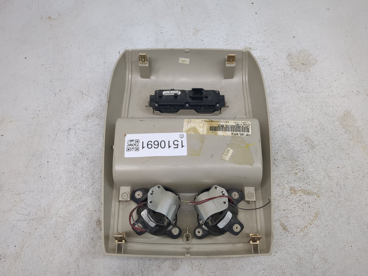 2013 Dodge Caravan Overhead Roof Console Tan - Oemusedautoparts1.com
