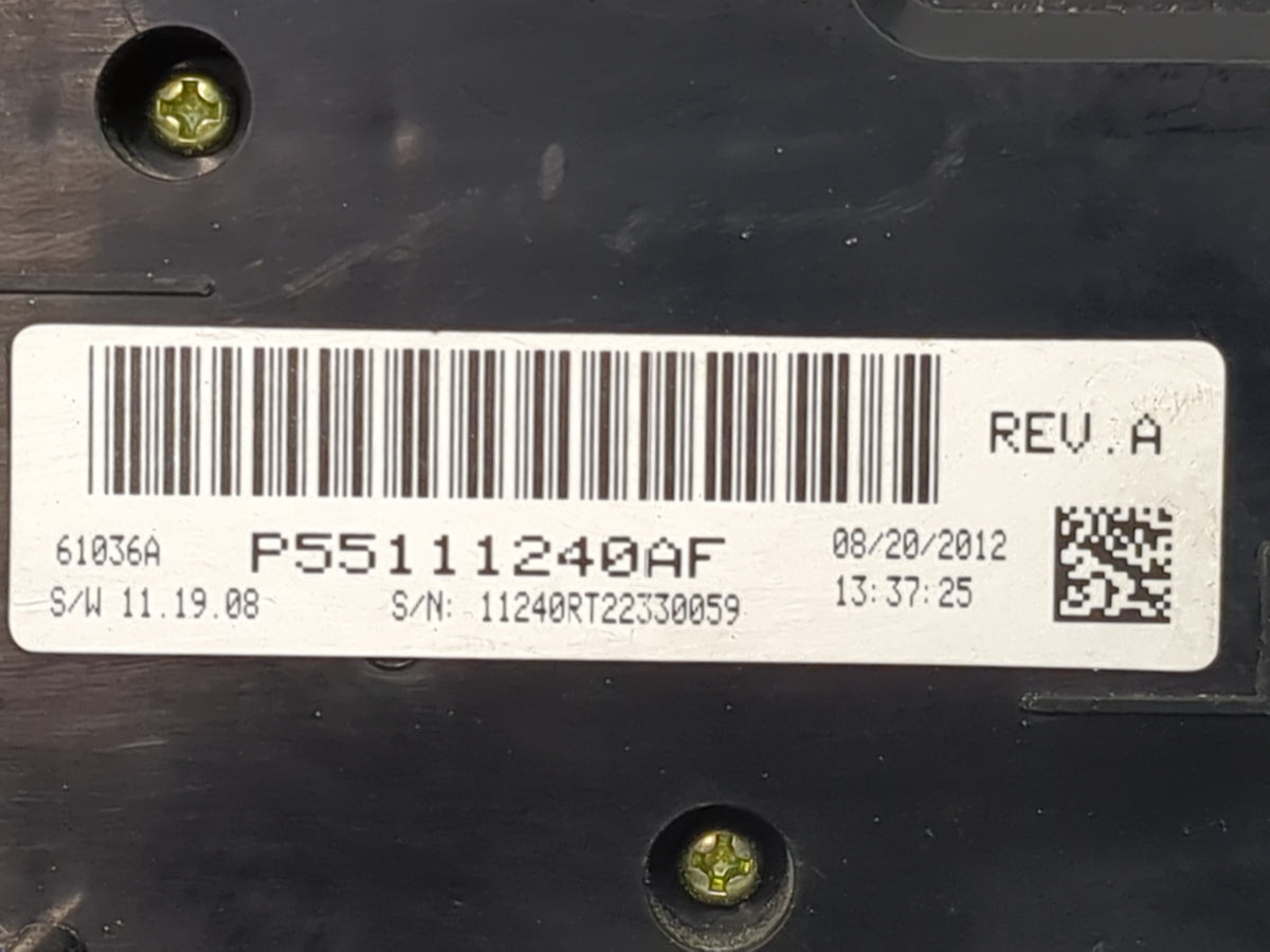 2013 Dodge Caravan Climate Control Module Temperature AC/Heater Replacement P/N:P55111240AF Fits OEM Used Auto Parts - Oemus