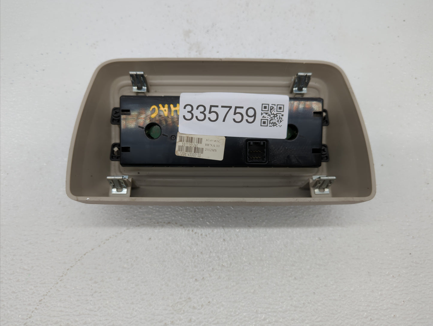 2013 Dodge Caravan Climate Control Module Temperature AC/Heater Replacement P/N:55111312AB 55111312AC Fits OEM Used Auto Par