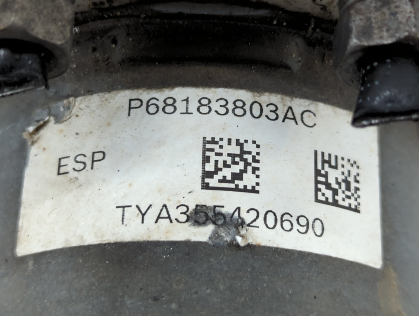 2013 Dodge Caravan ABS Pump Control Module Replacement P/N:P68183803AA P68183803AC, 2265106455 Fits Fits 2015 2016 2017 2018