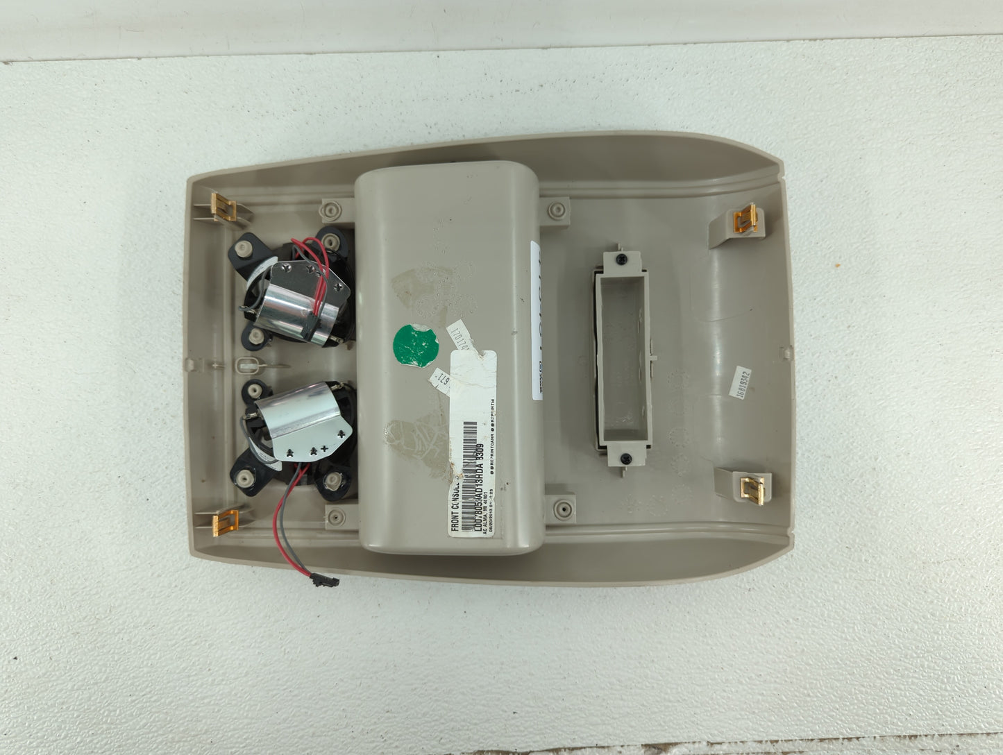Dodge Caravan Overhead Roof Console Interior Dome Light Beige Gray - Oemusedautoparts1.com