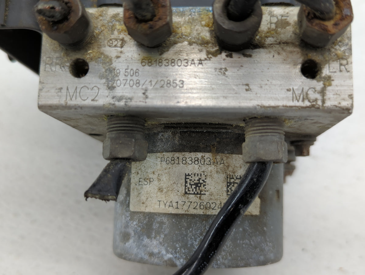 2013 Dodge Caravan Anti-Lock Brake ABS Pump Module Actuator OEM P/N:68183803aa 68183803AC, 6F9T-18C869-AE Fits OEM Used Auto
