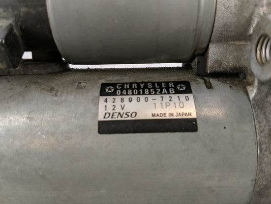 2011-2016 Dodge Challenger Car Starter Motor Solenoid OEM P/N:428000-7210 04801852AB Fits Fits 2011 2012 2013 2014 2015 2016 OEM Used Auto Parts
