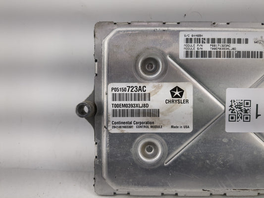 2013 Dodge Charger PCM Engine Control Computer ECU ECM PCU OEM P/N:68171339A P05150723AC Fits OEM Used Auto Parts