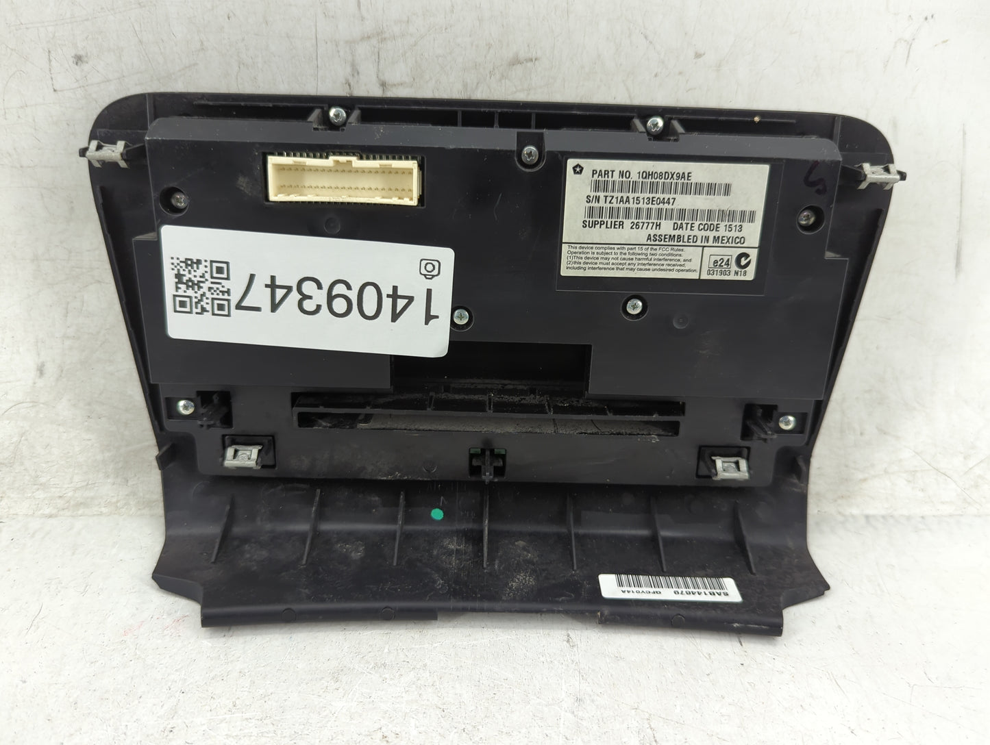 2011-2014 Dodge Charger Climate Control Module Temperature AC/Heater Replacement P/N:1QH08DX9AE Fits Fits 2011 2012 2013 201