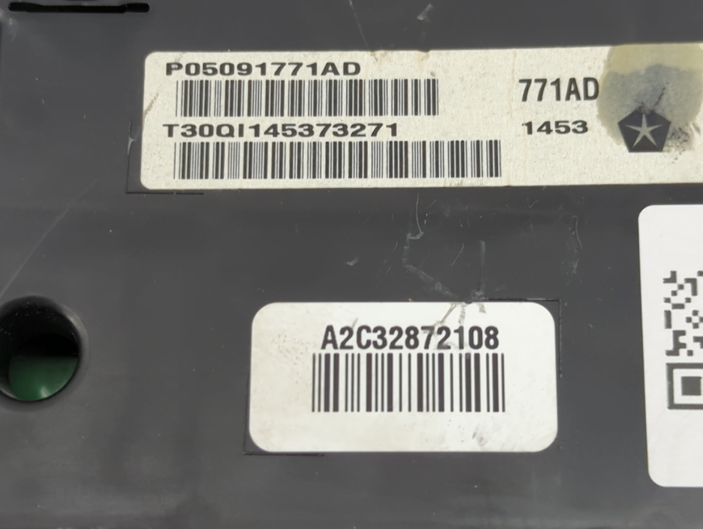 2013 Dodge Charger Instrument Cluster Speedometer Gauges P/N:05091771AD Fits OEM Used Auto Parts - Oemusedautoparts1.com