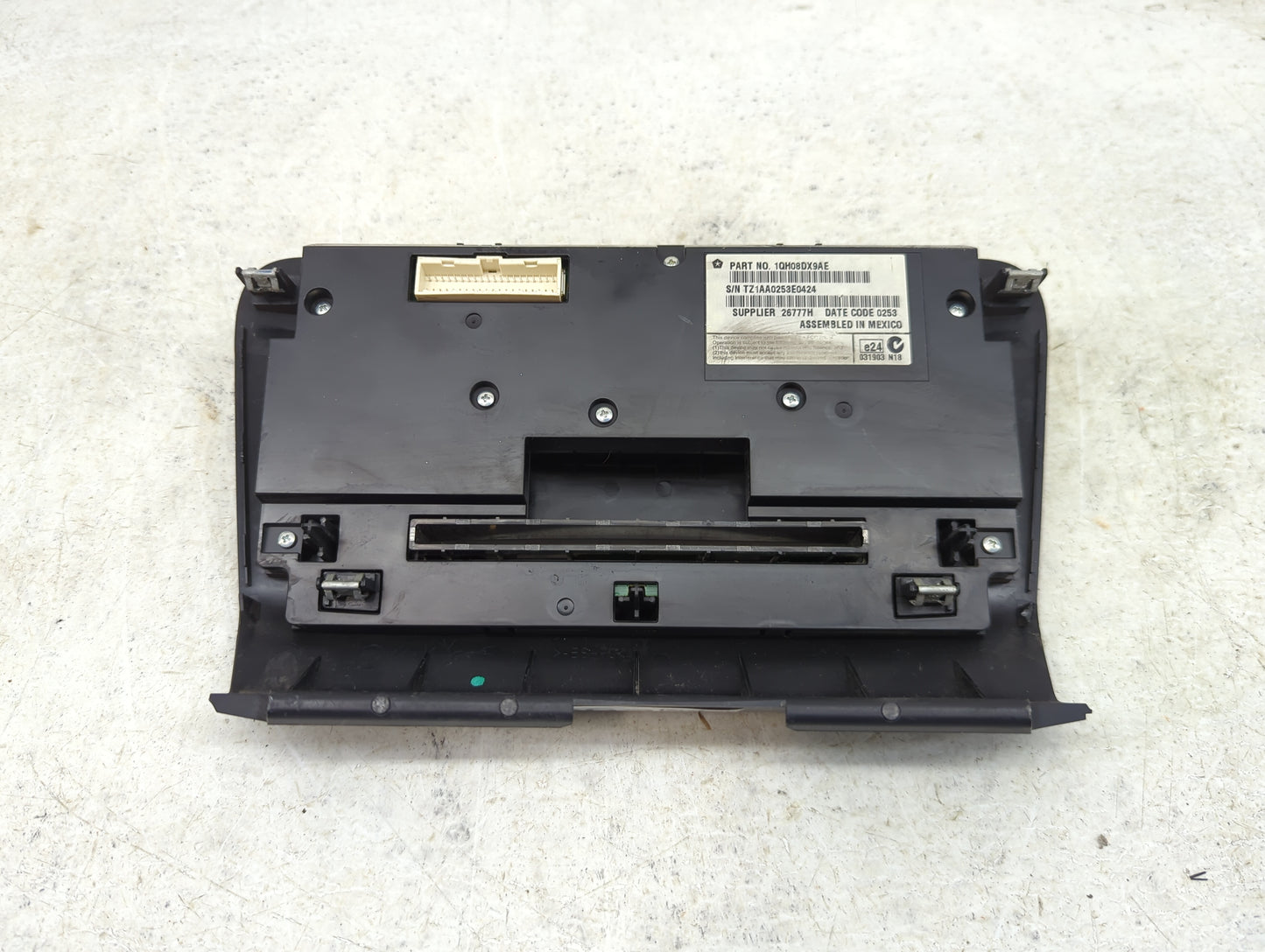 2011-2014 Dodge Charger Climate Control Module Temperature AC/Heater Replacement P/N:1QH08DX9AE Fits Fits 2011 2012 2013 201