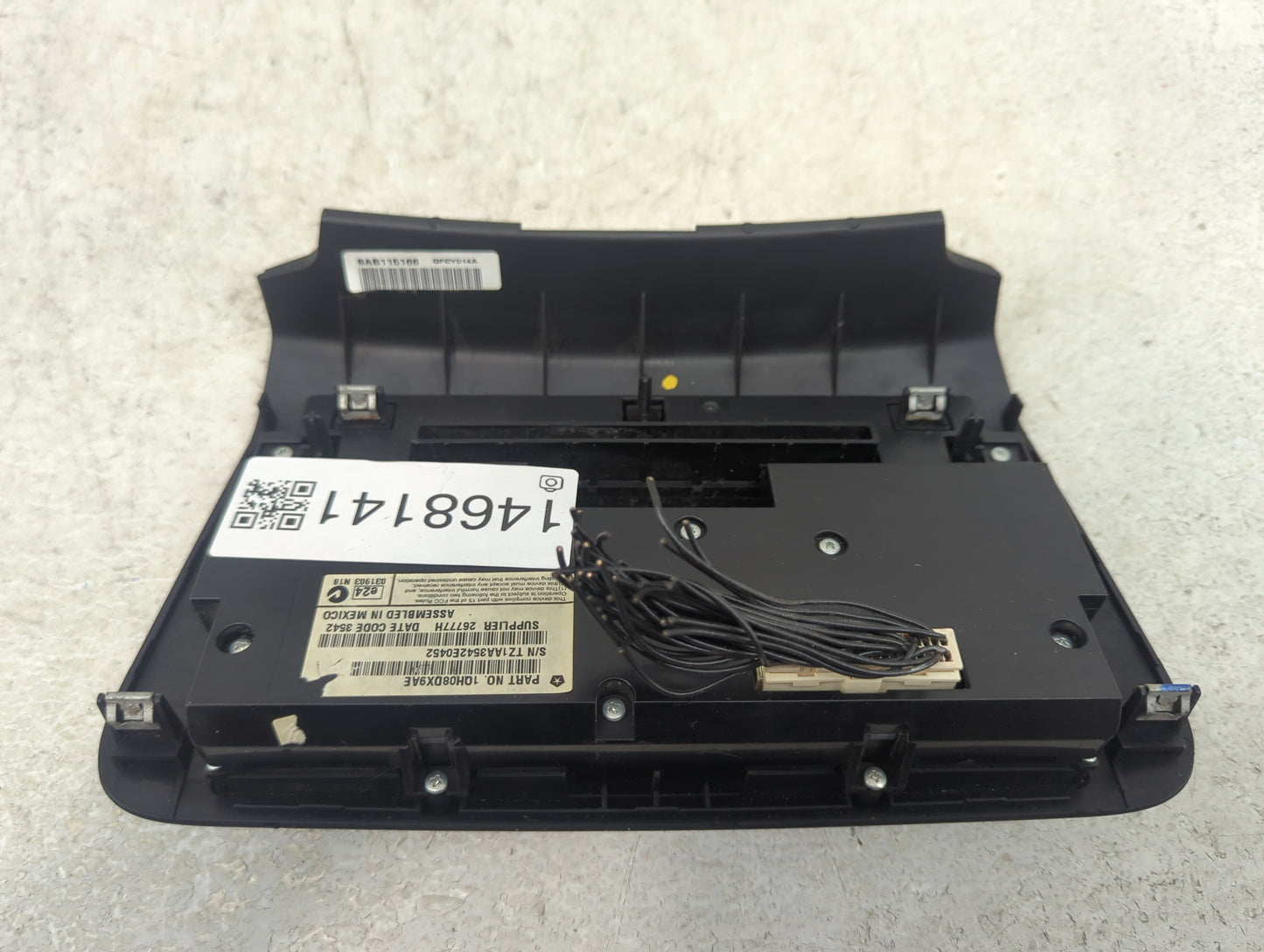 2013-2014 Dodge Charger Climate Control Module Temperature AC/Heater Replacement P/N:1QH08DX9AE Fits Fits 2013 2014 OEM Used