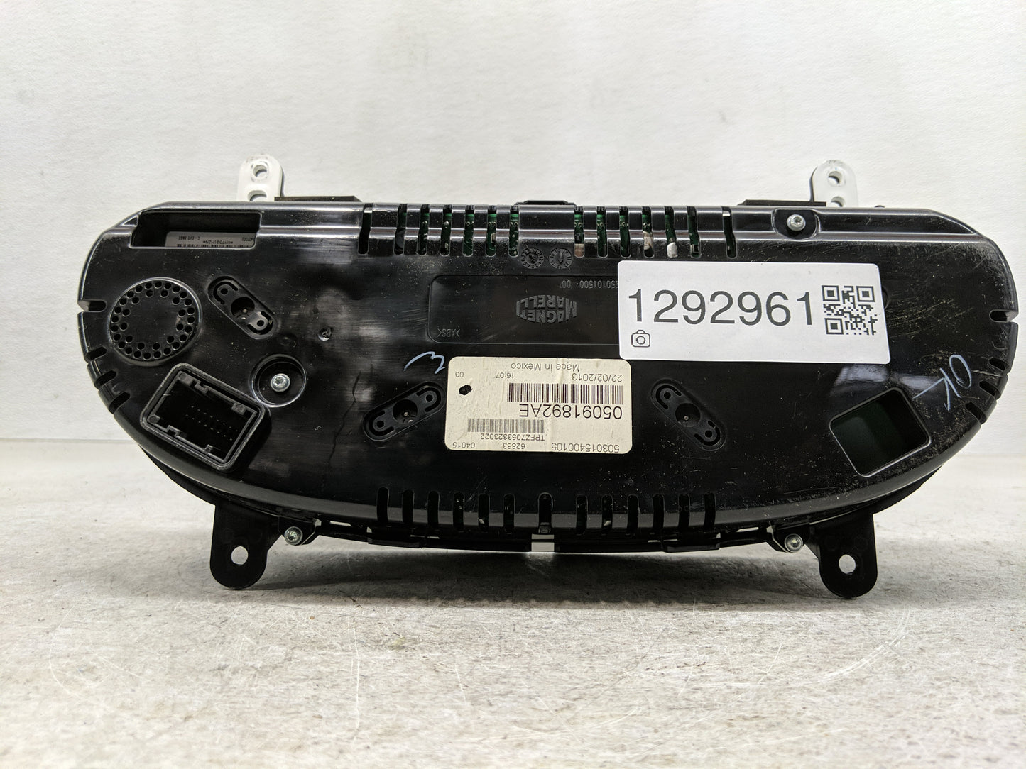 2013 Dodge Dart Instrument Cluster Speedometer Gauges P/N:05091892AE Fits OEM Used Auto Parts - Oemusedautoparts1.com