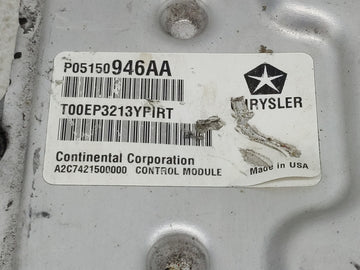2013 Dodge Dart PCM Engine Control Computer ECU ECM PCU OEM P/N:P05150946AA Fits OEM Used Auto Parts
