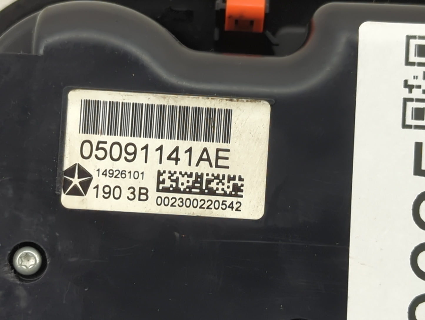2013-2016 Dodge Dart Climate Control Module Temperature AC/Heater Replacement P/N:05091141AE Fits Fits 2013 2014 2015 2016 O