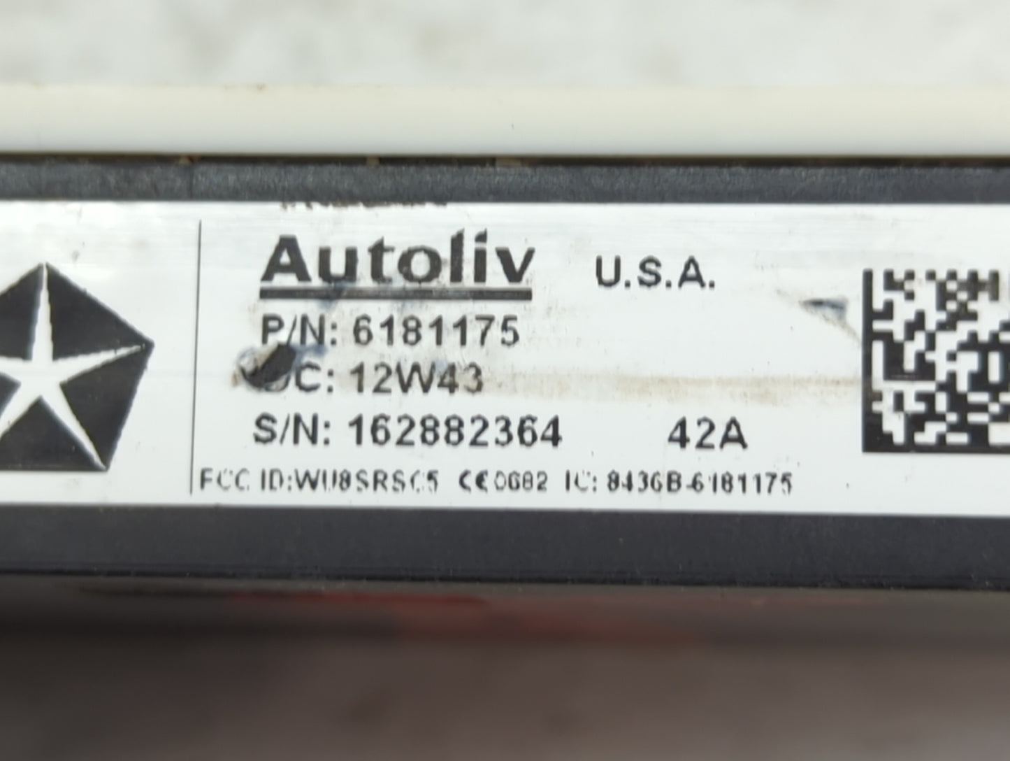 2013-2016 Dodge Dart Back Up Sensor Backup Camera 1460368 - Oemusedautoparts1.com