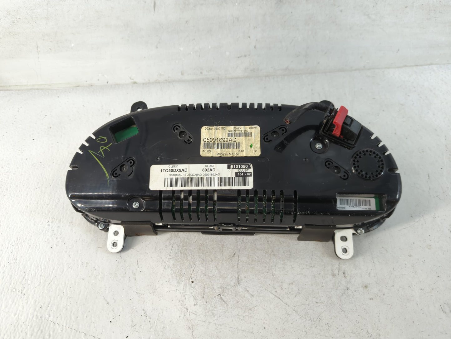 2013 Dodge Dart Instrument Cluster Speedometer Gauges P/N:05091892AD Fits OEM Used Auto Parts - Oemusedautoparts1.com