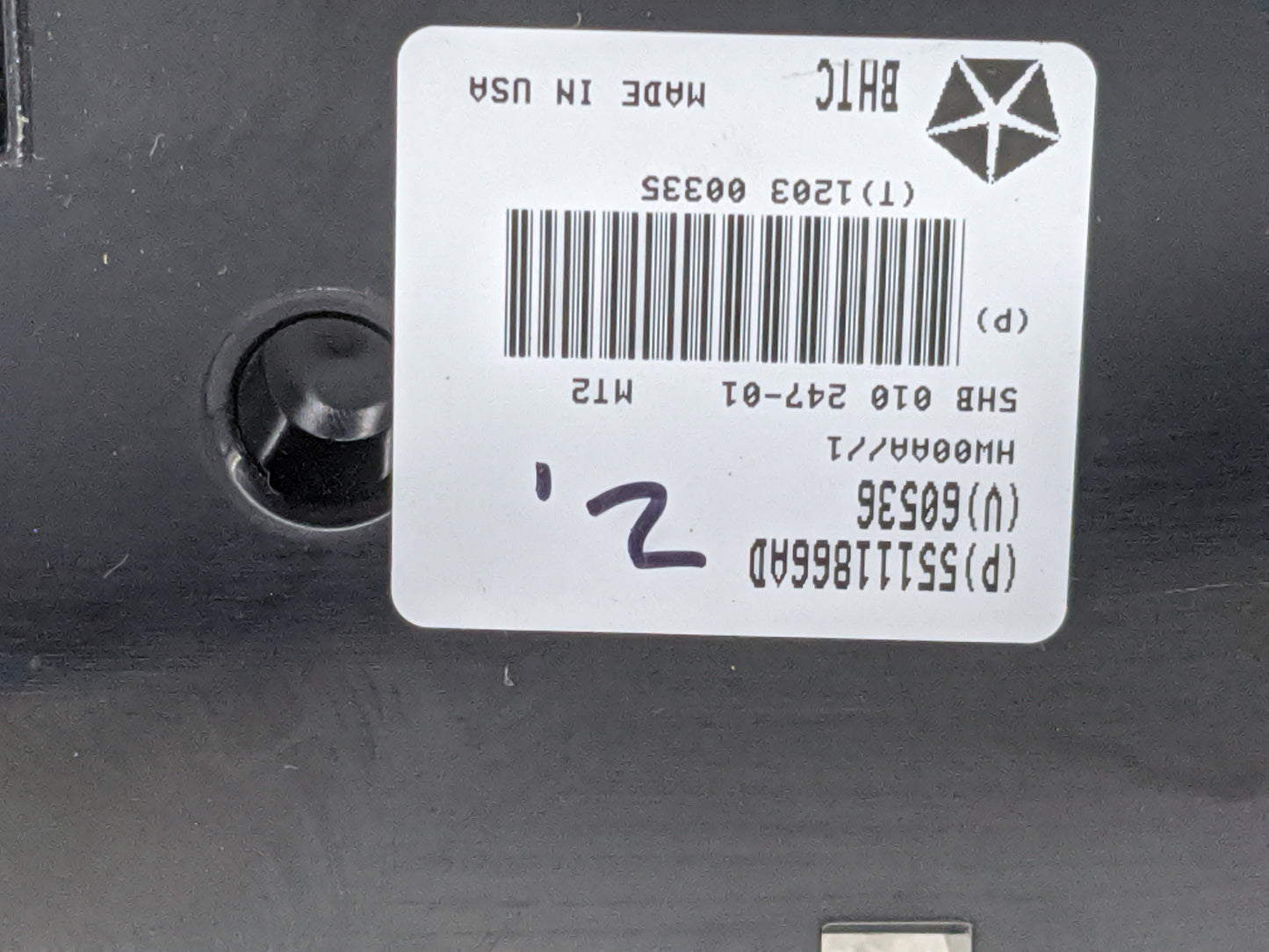 2011-2013 Dodge Durango Climate Control Module Temperature AC/Heater Replacement P/N:55111866AD 68536 Fits Fits 2011 2012 20