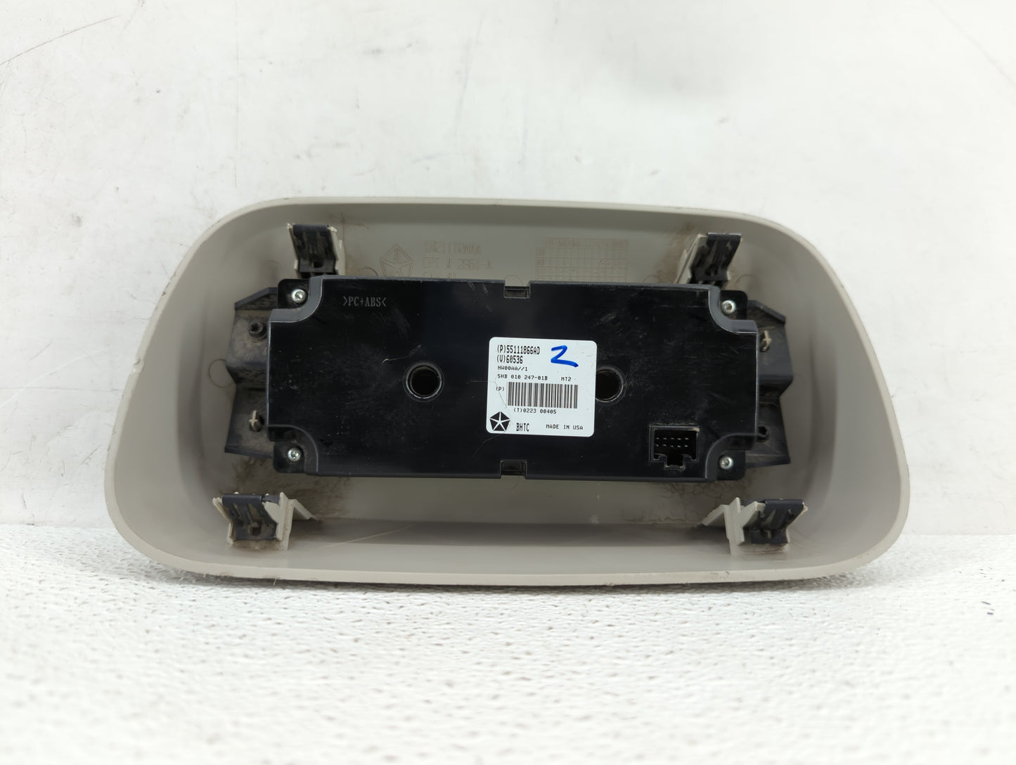 2011-2013 Dodge Durango Climate Control Module Temperature AC/Heater Replacement P/N:55111866AC 68089124AC Fits OEM Used Aut