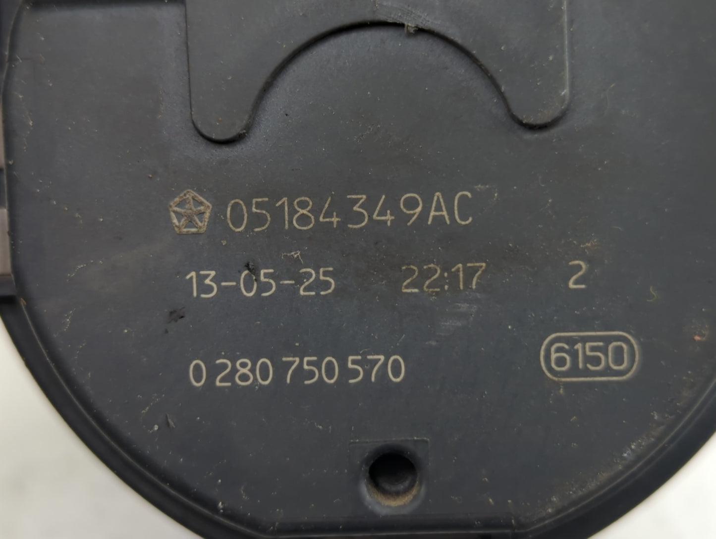 2011-2020 Dodge Grand Caravan Throttle Body P/N:0 280 750 570 05184349AC Fits OEM Used Auto Parts - Oemusedautoparts1.com