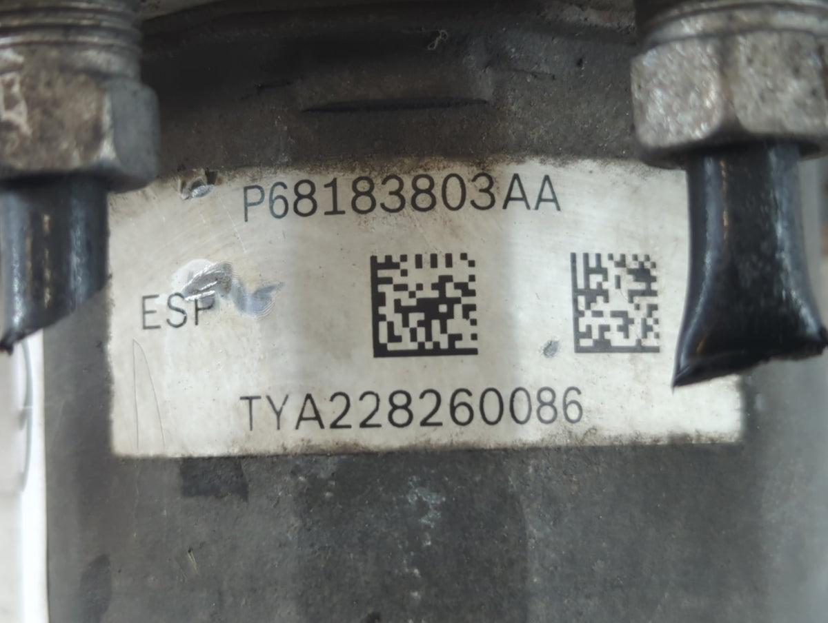 2013 Dodge Grand Caravan Anti-Lock Brake ABS Pump Module Actuator OEM P/N:P68183803AA Fits OEM Used Auto Parts - Oemusedauto