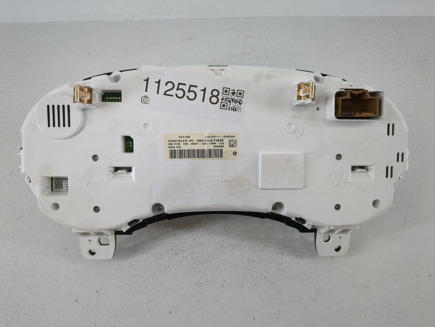 2013 Dodge Journey Instrument Cluster Speedometer Gauges P/N:05091537AD Fits OEM Used Auto Parts - Oemusedautoparts1.com