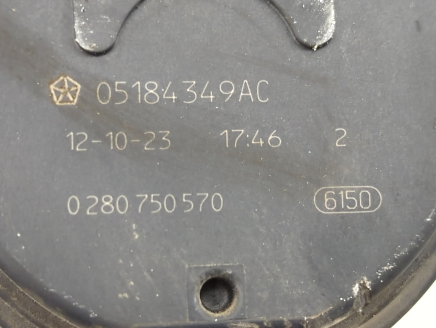 2011-2019 Dodge Journey Throttle Body P/N:0 280 750 570 05184349AC Fits OEM Used Auto Parts - Oemusedautoparts1.com
