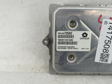 2013 Dodge Journey PCM Engine Control Computer ECU ECM PCU OEM P/N:P05150720AC Fits OEM Used Auto Parts