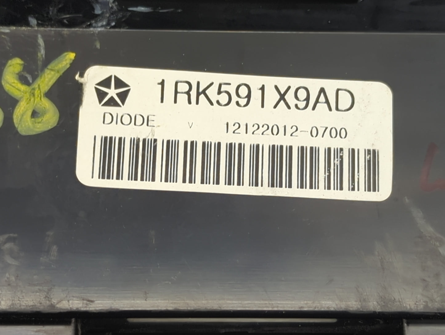 2013 Dodge Journey Climate Control Module Temperature AC/Heater Replacement P/N:1RK591X9AD Fits OEM Used Auto Parts - Oemuse