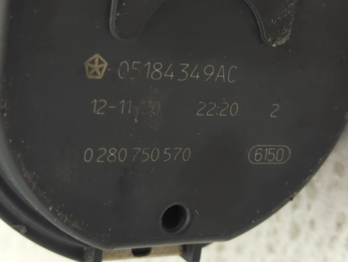 2011-2019 Dodge Journey Throttle Body P/N:05184349AC Fits Fits 2011 2012 2013 2014 2015 2016 2017 2018 2019 2020 2021 2022 O