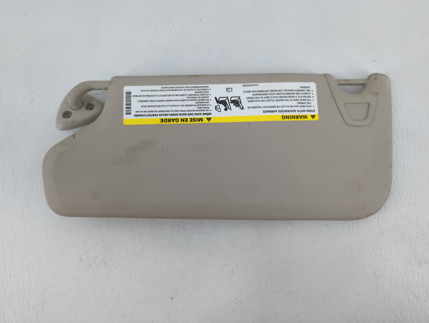 2013 Dodge Journey Sun Visor Shade Replacement Passenger Right Mirror Fits OEM Used Auto Parts - Oemusedautoparts1.com