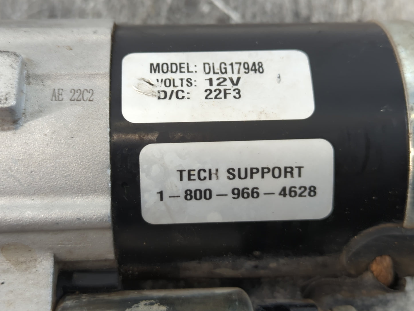 2013 Dodge Ram 1500 Car Starter Motor Solenoid OEM P/N:DLG17948 Fits OEM Used Auto Parts - Oemusedautoparts1.com
